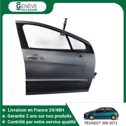 Porte Portière avant droite - PEUGEOT 307 Phase 2 - Code couleur EZRC