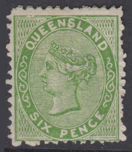 QUEENSLAND 1879, S&G #142 (?) - 6d. - USED