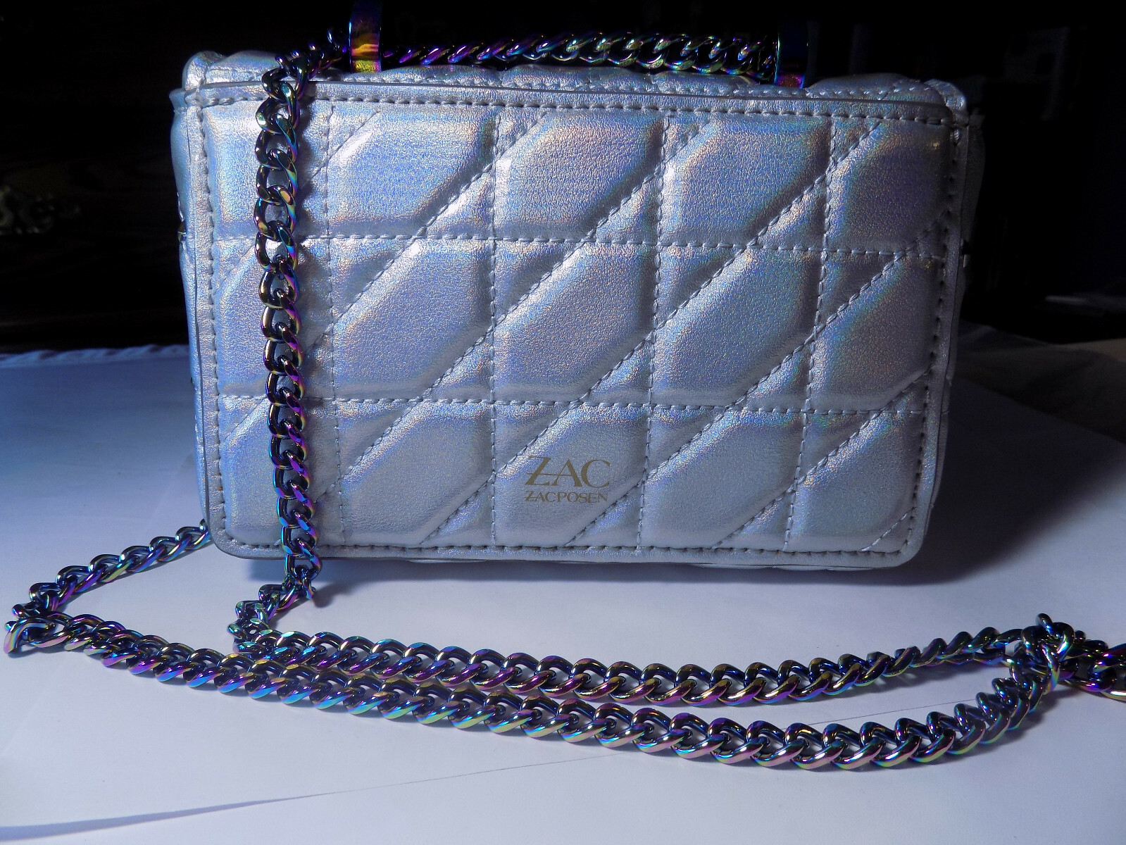 zac posen iridescent bag