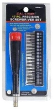 Cal Hawk Tools ASDP17 Precision Screwdriver Set (17 Piece)