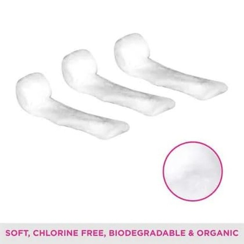 ROYALE WHITE COTTON BALLS 50 PCS - PACK OF 3 -SOFT AND HIGHLY ABSORBENT - Imagen 5 de 6