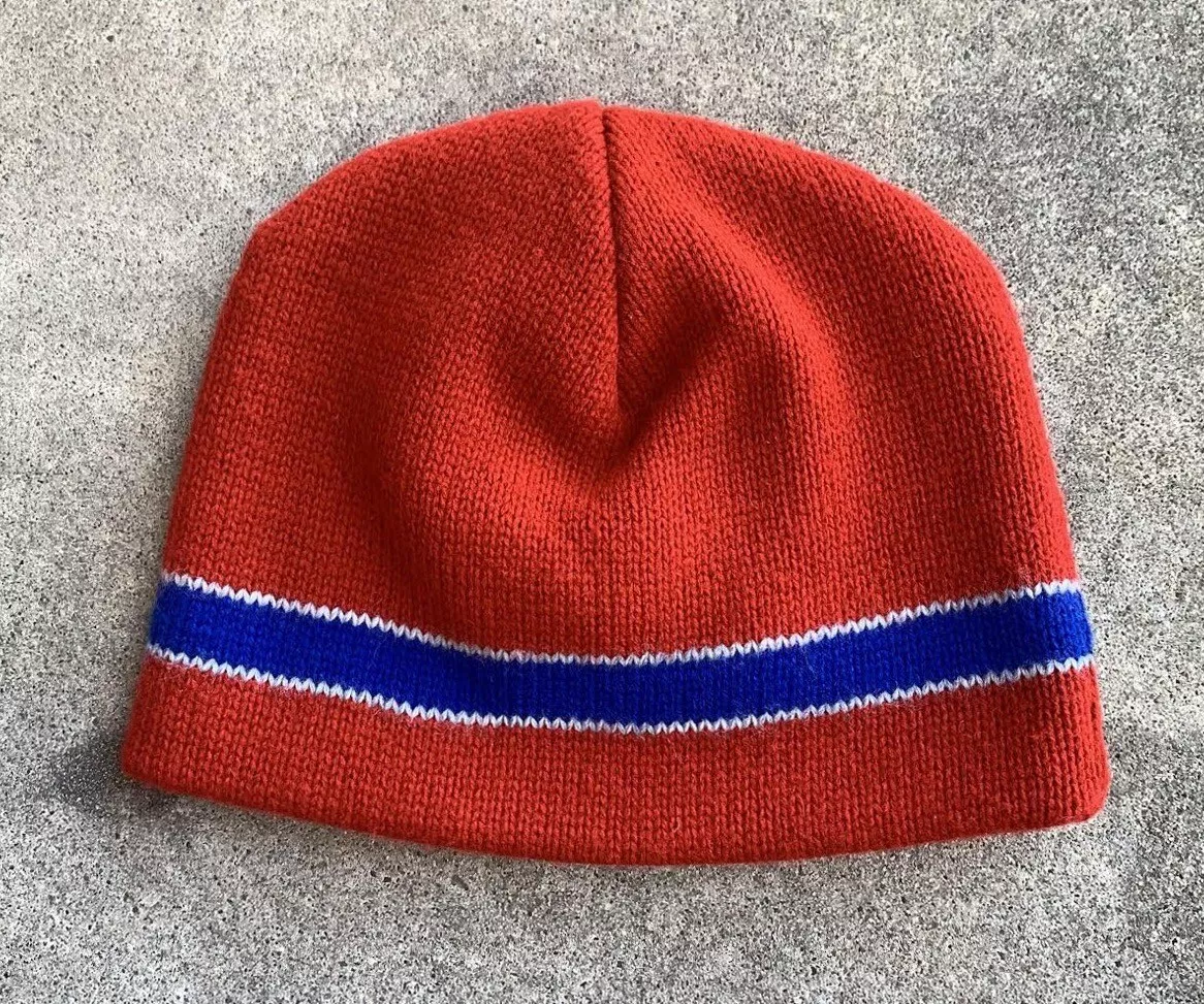 Vintage Stussy $ Red Beanie