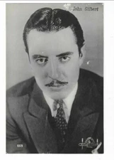 IOHN GILBERT SILENT CINEMA POSTCARD