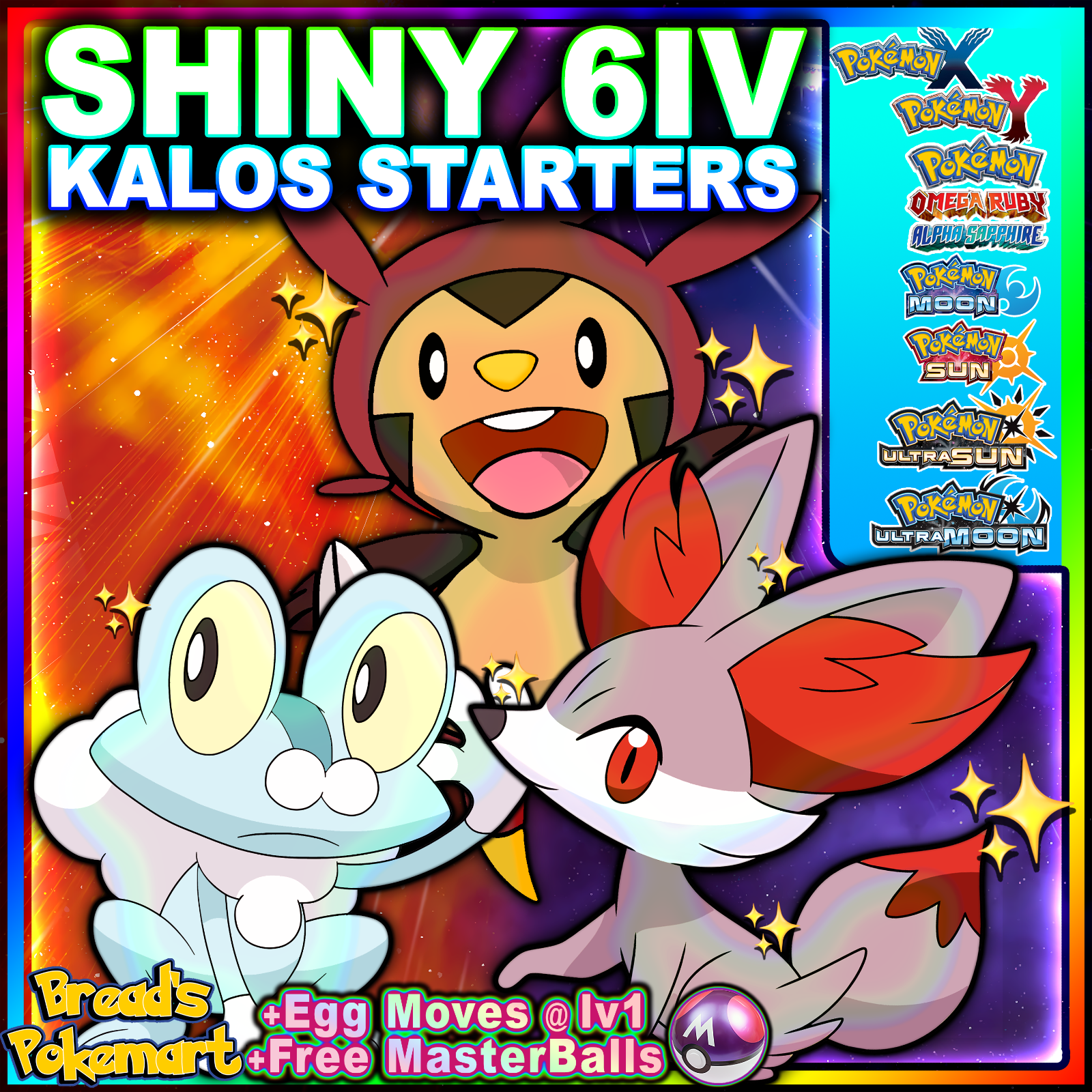 This is How Shiny Kalos Starter Evolutions Will Look In Pokémon GO