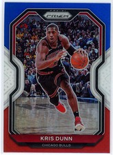 Kris Dunn 2020-21 Panini Prizm Red White Blue #101 Chicago Bulls