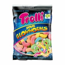 Trolli Sour Glow Worms Gummy Bag 150g x 2 Bags