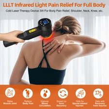 Powerful 3W Laser Therapy for Osteoarthritis Herniated Disc Frozen Shoulder Pain