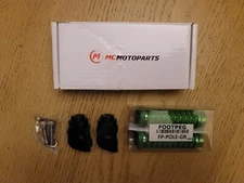 NEW MC MOTOPARTS POLE Green CNC Front Foot Pegs STANDARD CBR 600 RR ABS 2003-17