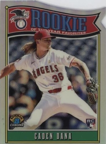 2025 BOWMAN CHROME CADEN DANA #ROY-7 DIE CUT Baseball CARD Rookie