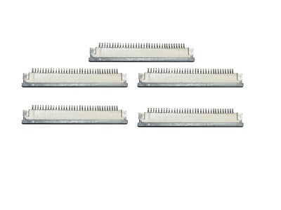 40Pin 0.5mm 1mm Pitch FFC FPC Flexible Flat Cable ZIF Connector Top Contact
