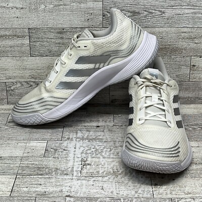 ADIDAS Novaflight White Silver Volleyball Shoes GX8187 Women Size 10