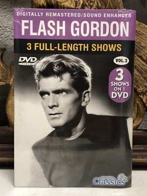 Television Classics, Flash Gordon Vol. 2, Digitally Re-Mastered 3 Episodes 1 DVD