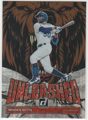 Mookie Betts 2022 Donruss Unleashed #UL-4 Vector Parallel  Los Angeles Dodgers