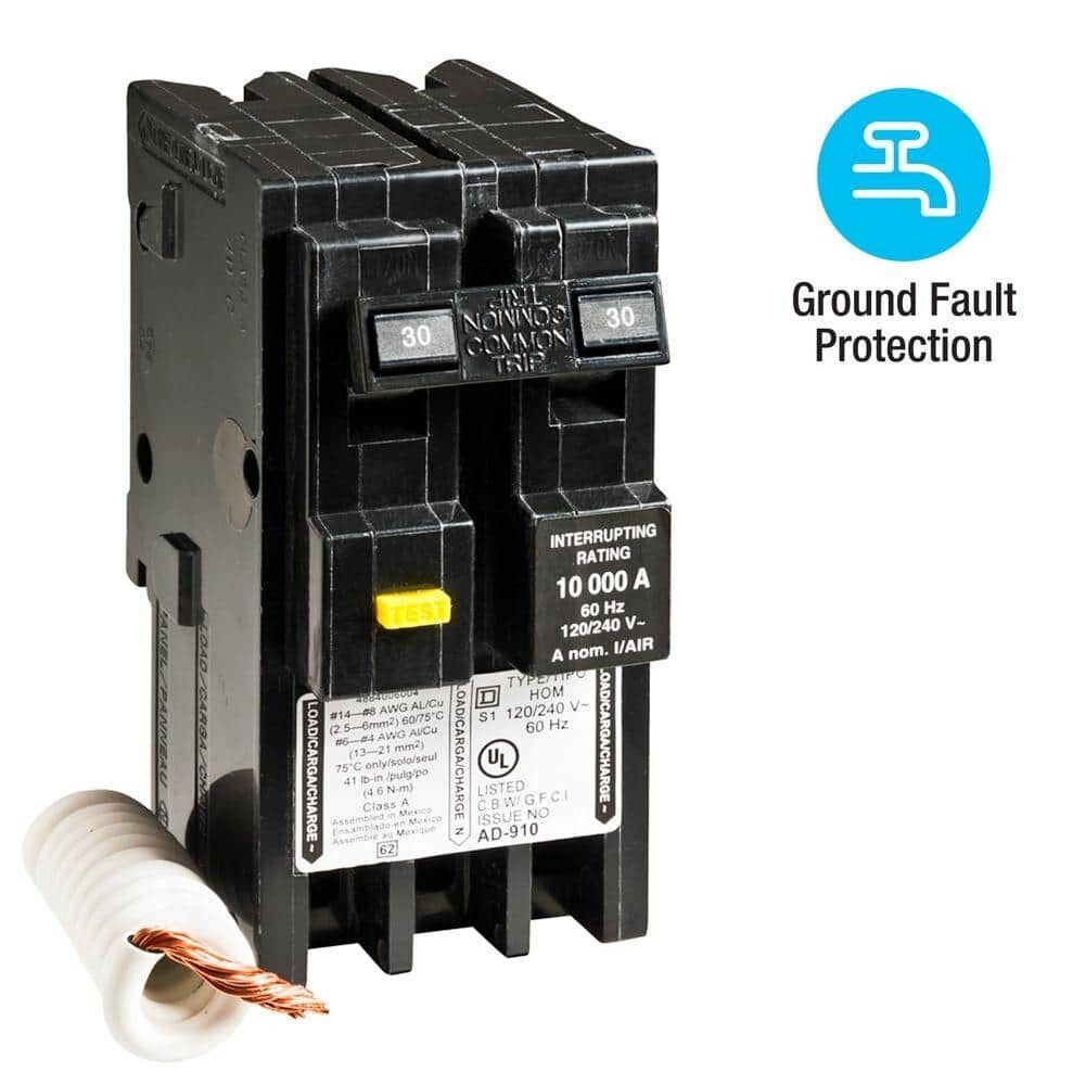Square D HOM230GFIC 30 A Miniature Circuit Breaker 785901152873 | eBay