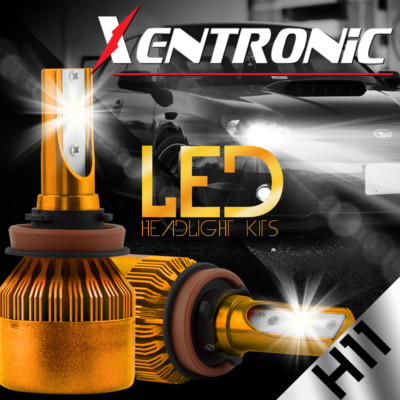 H8/H9/H11 LED Xenon Headlight Conversion Kit Single Beam High Power 6000K White