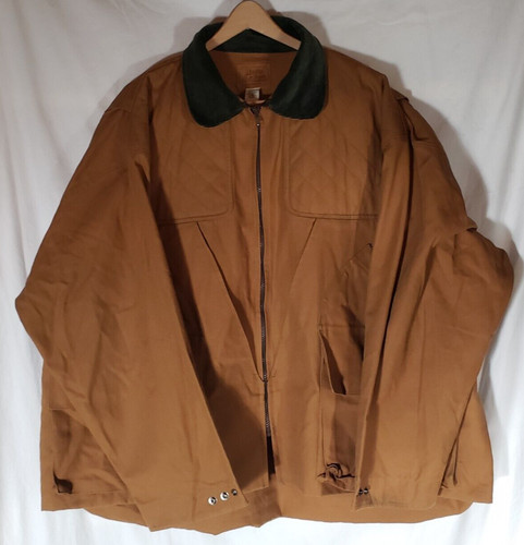 Vtg Ruddy Duck Apparel Co Made in USA Canvas Waterfowl Quail Hunting Jacket 3XL*