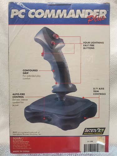 Vtg World War II Combat Simulations Computer Fighter Game +PC Commander Joystick - 第 5/12 張圖片