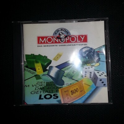 CD-Rom Monopoly Das Berühmte Gesellschaftsspiel Hasbro Interactive