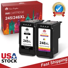 2 PK PG-245XL CL-246XL Ink Cartridge for Canon PIXMA MG2522 MG3022 TR4520 TR4522