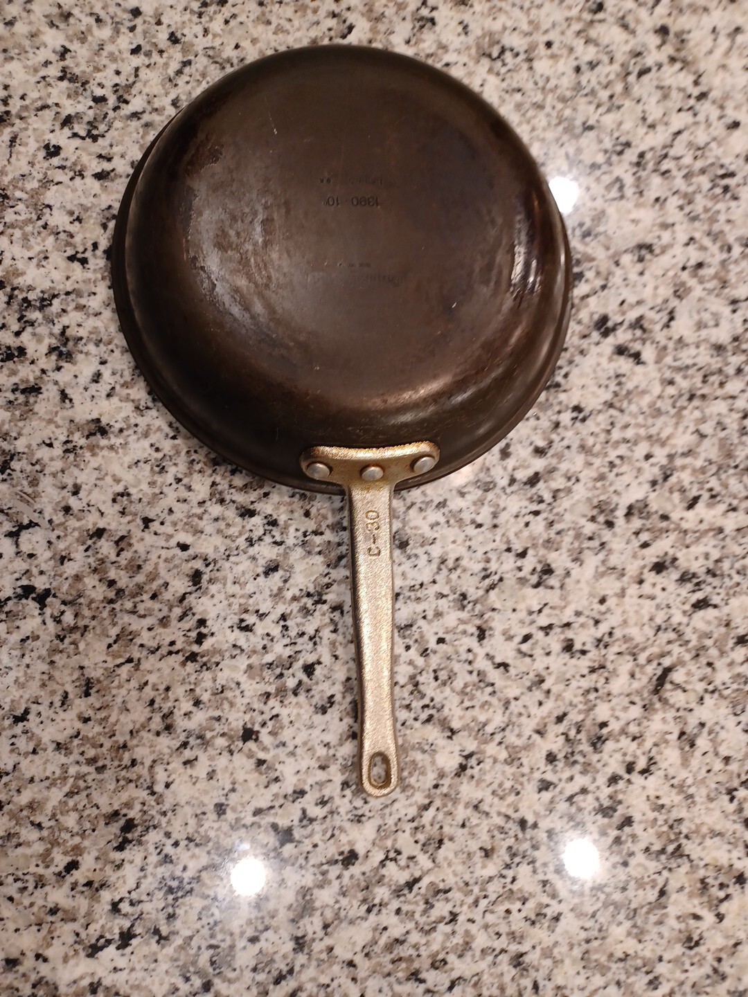 Calphalon Aluminum Anodized 10" Frying Pan Skillet 1390 USA 18165 Commercial 