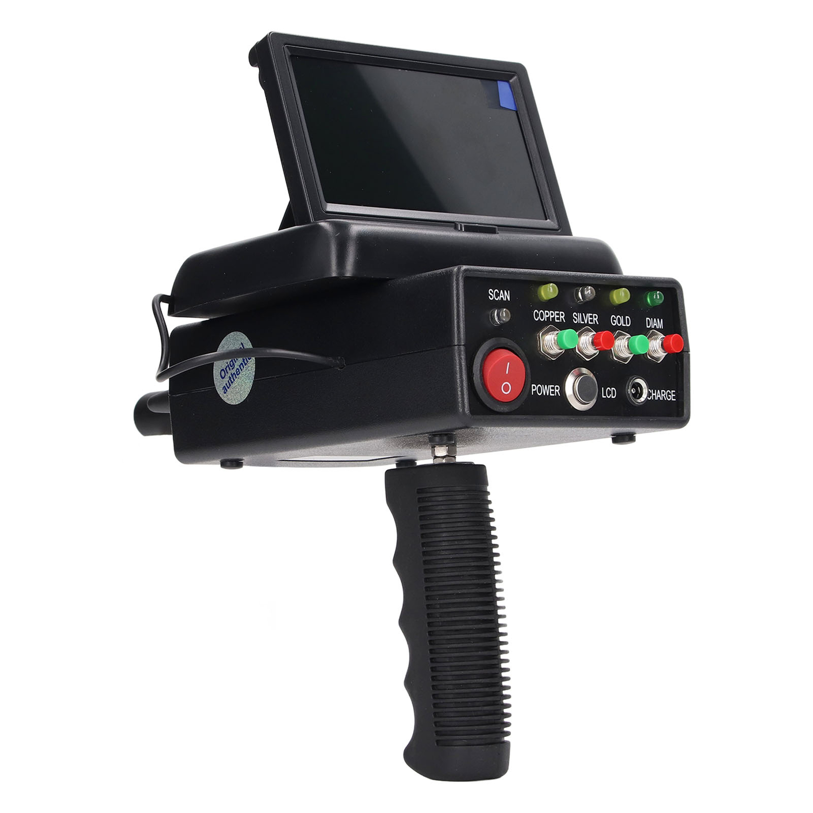HD Screen Gold Detector Underground Detect Identify Object Locator ...