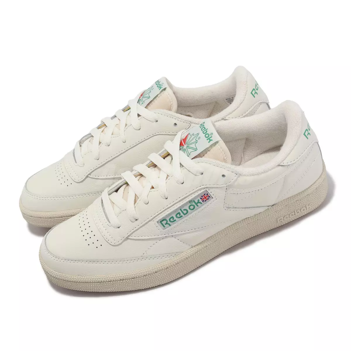 Reebok Club C 85 Vintage Chalk Paperwhiten Men Unisex Casual Shoes 100000317