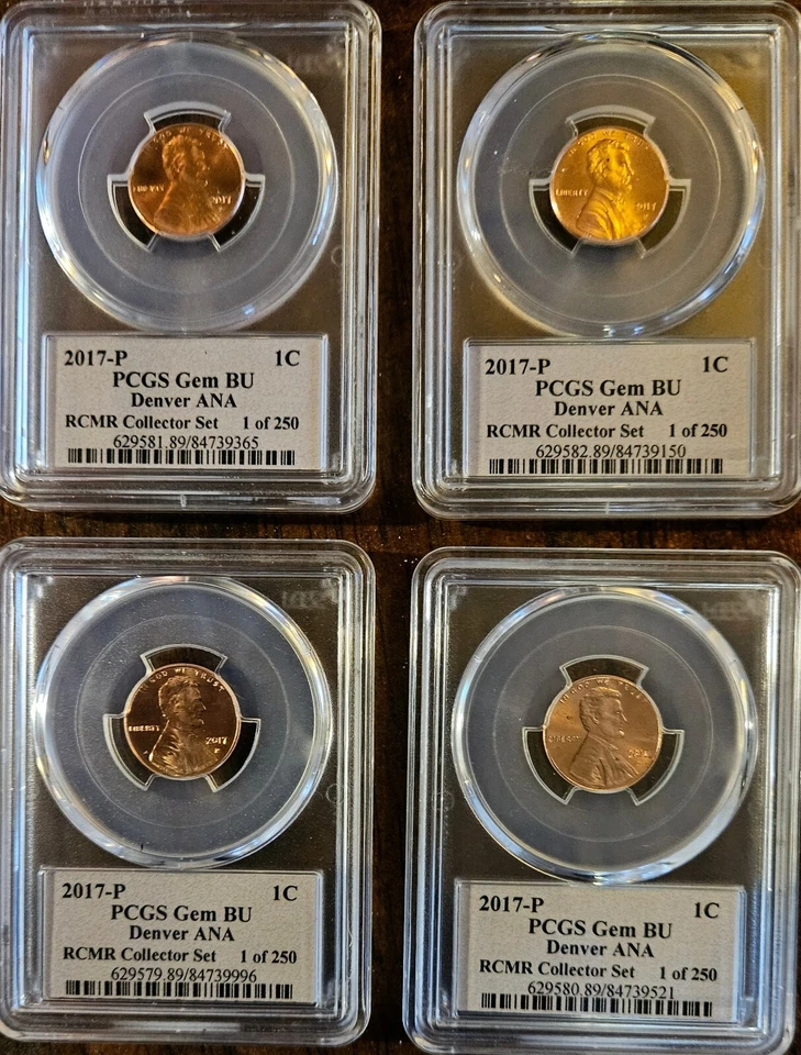 2017-P Lincoln Cent PCGS Gem Bu-RCMR Sig. Collector Set-1 of 250-SCARCE!!!  B-1 - Image 2 of 4