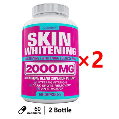 Skin Whitening Capsules - L-Glutathione Whitening, Antioxidant, Anti-aging Caps