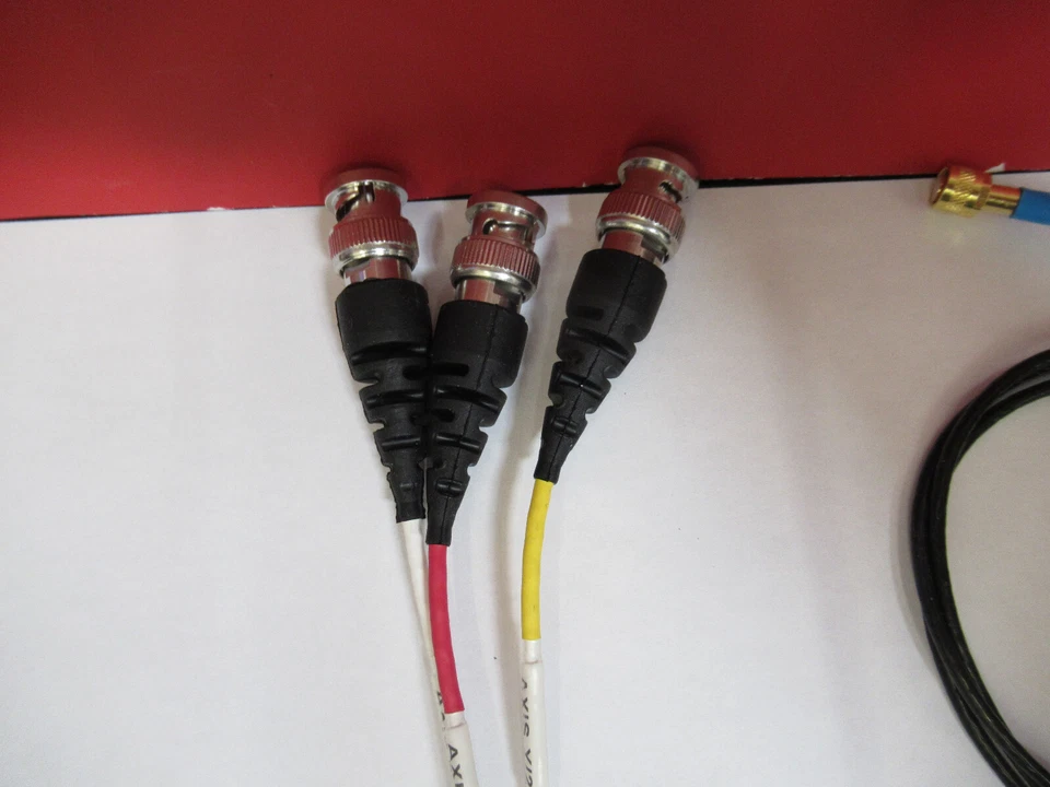 3ft CABLE for ACCELEROMETER SENSOR triaxial 1/4-28 to BNC AS PICTURED T1-A-61 - Image 2 of 4