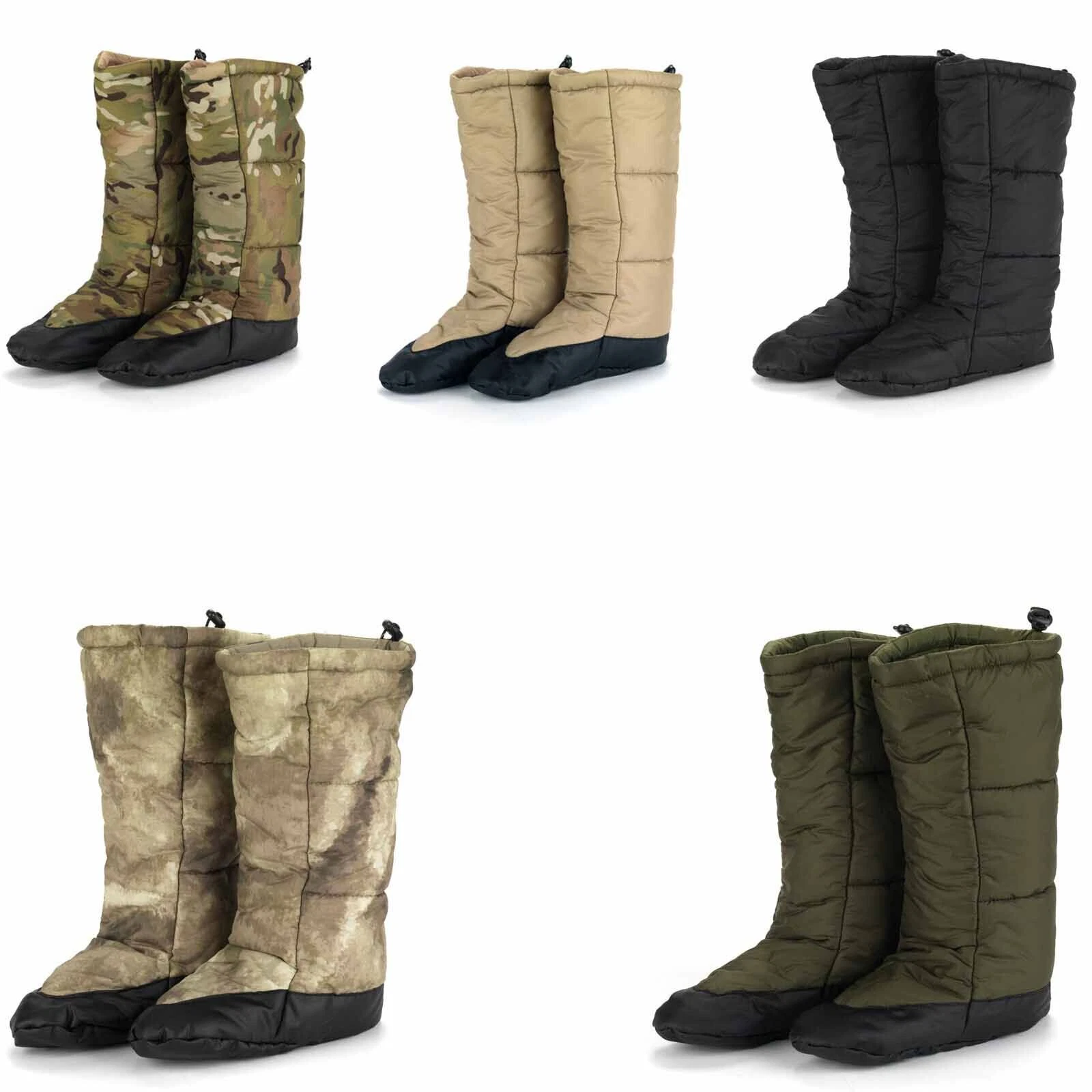 Snugpak Snugfeet Insulated Tent Boots All Colours and Sizes - Fishing Camping