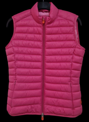 Save the Duck Ultra Light Damen Weste Gr. 1 ( ca. 36 /S ) Pink Steppweste