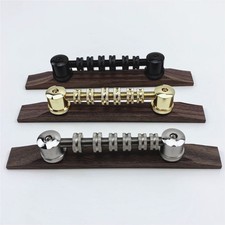 Stainless Steel Guitar Space Control Roller Bass Bridge Rosewood Fits Gret-ch