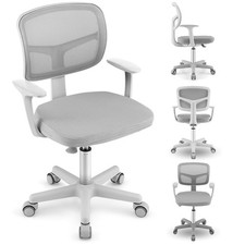 Kids Desk Chair, Height Adjustable Children Study Chair w/Lumbar Support, Swi...