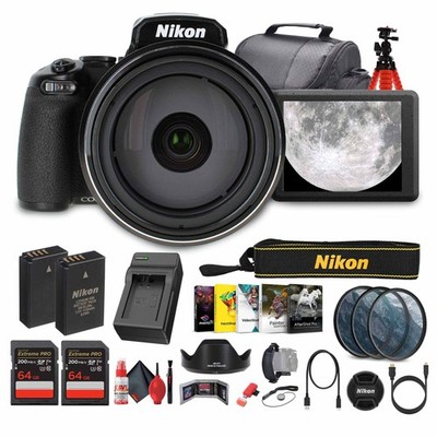 Nikon COOLPIX P1100 Digital Camera with Filter Kit and Memory Card Pro Bundle