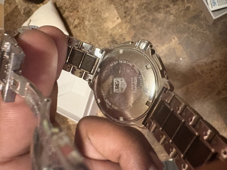 Reloj para hombre Tag Heuer Formula 1 CAH1210 esfera negra 41 mm acero y cerámica cuarzo Foto 4 de 4