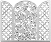 Stanzschablone, Blumengitter, 9,8Cm X 11,6Cm, Passend FüR GäNgige Stanzmaschinen