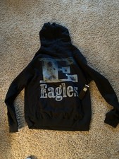 Philladelphia Eagles green black hoodie sweatshirt mens L NEW