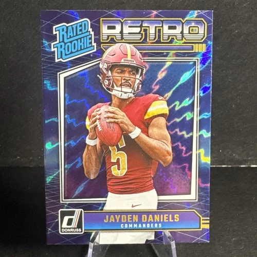 2024 Panini Donruss JAYDEN DANIELS Rated Rookie Retro RC #11