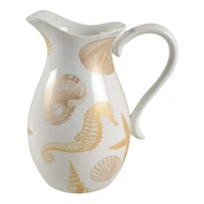 222 Fifth Coastal Life Gold  96 Oz Pitcher 10796696