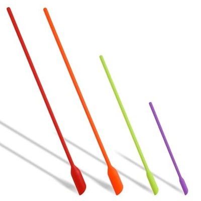 4Pcs Mini Silicone Spatula Set, Beauty Spatula Kit for Cosmetics and Kitchen