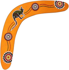 Boomerang for Kids, Australia Style Handmade Wooden Authentic Boomerang, V-Shape