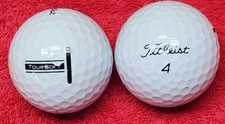 100 Titleist 2025 Tour Soft Balls Grade AAAAA Used with alignment graphics