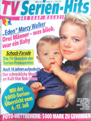 TV SERIEN-HITS 14 - 1992 TV: 4.-17.6. Marcy Walker CALIFORNIA CLAN SPRINGFIELD
