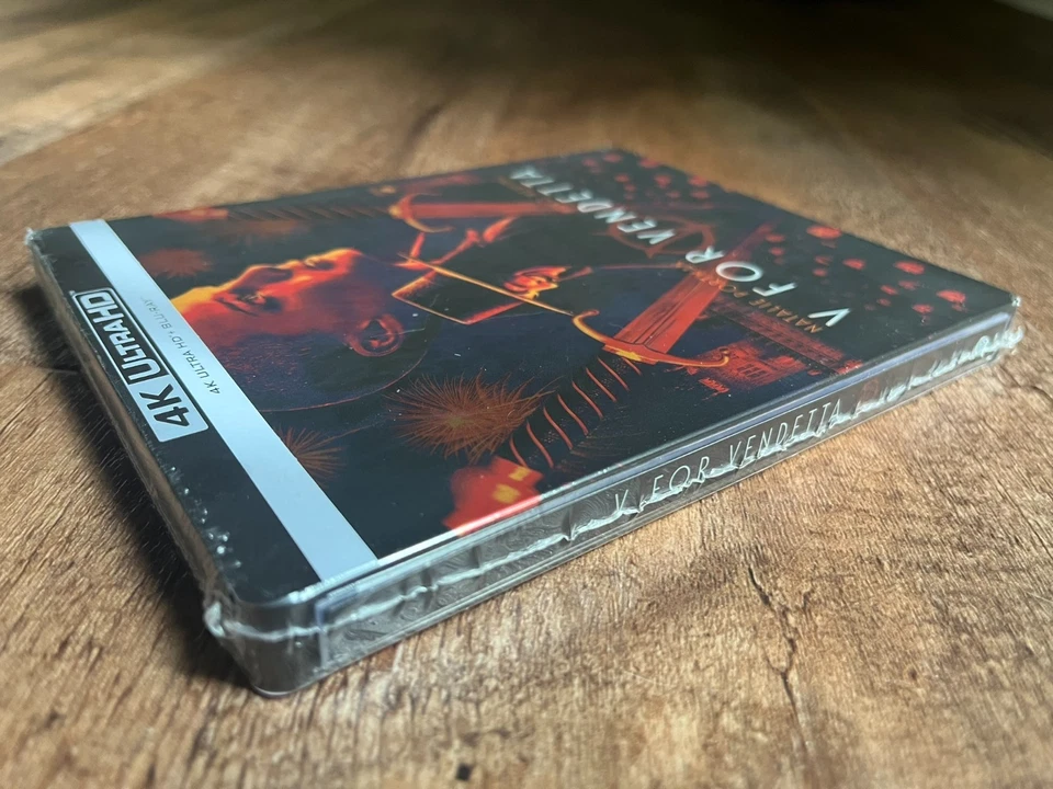 V for Vendetta w. Steelbook (4K UHD + Blu-ray, EU Import, Region Free) *NEW* - Image 4 of 4