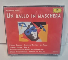 Un Ballo in Maschera [1989] (2 CDs, DG) KARAJAN Barstow DOMINGO Nucci BRAND NEW