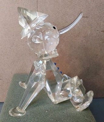 Crystallites Traumwelt Collections Leaning Back Pinocchio Figurine 4.5x5 1984