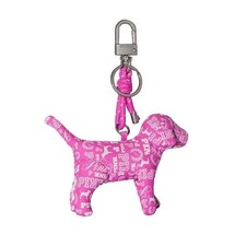 Victoria Secret PINK Micro Pink Gossip Dog Keychain Charm dogs FShip