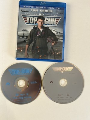 Top Gun 1986 3D Blu-ray Limited Edition Tom Cruise McGillis Kilmer Fighter Pilot