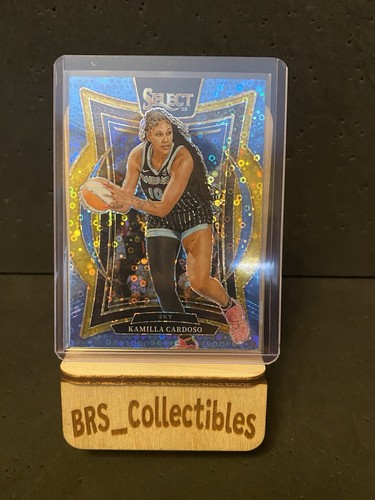 2025 Panini Select WNBA KAMILLA CARDOSO LIGHT BLUE DISCO PRIZM SKY /125