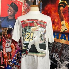 Vintage 90s St. Louis Cardinals Mark McGwire Front Pages MLB Baseball Tee Sz XL